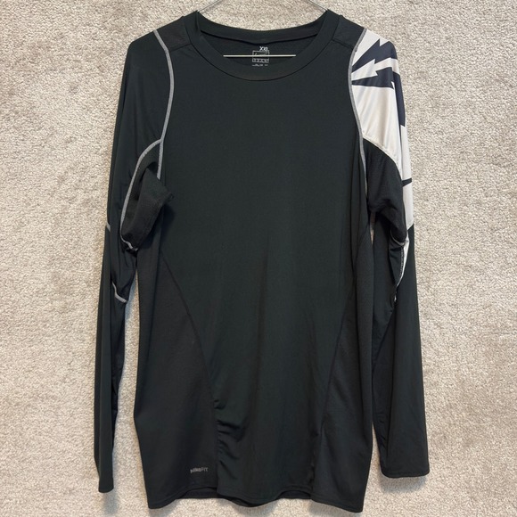 VTG Y2K Nike Kobe Bryant Long Sleeve Training Shirt Mens 2XL Black Mamba Logo - Picture 1 of 11